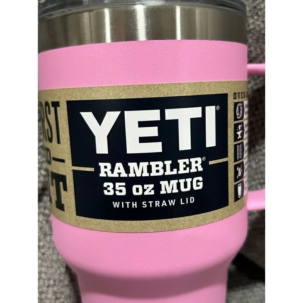 Yeti Rambler 35 oz POWER PINK PRICE FIRM ⬇️